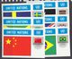 UNO NY 1983 Flags 16 Maxicards (38804) - Cartes-maximum