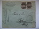 GERMANY -  August 1923 Inflation Cover  - Remscheid To Bayonne Switzerland -  60000 DM Rate - Multi-stamped Both Sides - Briefe U. Dokumente