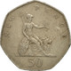Grande-Bretagne, Elizabeth II, 50 New Pence, 1977, TB+, Copper-nickel, KM:913 - 50 Pence