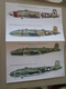 DEC814 N°29-1 Planche De Décals ESCI Pour Maquettes 1/72e  Avions USAF  B-25 MITCHELL  , Permets De Réaliser 4 Maquettes - Pegatinas (calcas)