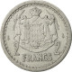 Monaco, Louis II, 2 Francs, Undated (1943), Poissy, SUP, Aluminium, KM:121 - 1922-1949 Louis II