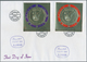 22055 Adschman / Ajman: 1969/1970, GOLD/SILVER ISSUES "APOLLO 11" - "APOLLO 12", Group Of Eleven Registere - Adschman