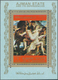 22070 Adschman / Ajman: 1973, Nude Paintings Set Of 16 Different Imperforate Special Miniature Sheets In A - Ajman