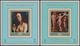 22084 Adschman - Manama / Ajman - Manama: 1971, Nude Paintings Of Adam And Eve Set Of Eight Different Impe - Manama