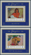 22088 Adschman - Manama / Ajman - Manama: 1972, Paintings By Paul GAUGUIN Set Of Eight Different Imperfora - Manama
