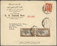 22110 Ägypten: 1890/1960 (ca.), Collection Of Apprx. 320 Commercial Covers/cards With Plenty Of Interestin - 1915-1921 Protectorat Britannique