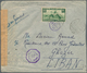 22115 Ägypten: 1907-1950: A Diverse Group Of 36 Covers, Postcards And Postal Stationery Items Including Ce - 1915-1921 Protectorat Britannique