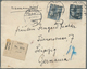 22124 Ägypten: 1922 Onwards - CROWN OVERPRINTS: Group Of 8 Covers And Cards Franked By Crown Ovptd. 1m, 3m - 1915-1921 Protectorat Britannique