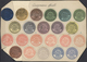 Delcampe - 22133 Ägypten - Dienstmarken: 1864/1892 (ca.), INTERPOSTALS, Collection Of Apprx. 148 Interpostal Seals In - Service