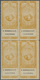 22137 Ägypten - Besonderheiten: 1890s, FISCALS "Cigarette Stamps", Collection Of 23 Different Blocks Of Fo - Autres & Non Classés