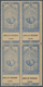 22137 Ägypten - Besonderheiten: 1890s, FISCALS "Cigarette Stamps", Collection Of 23 Different Blocks Of Fo - Autres & Non Classés