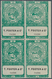 22138 Ägypten - Besonderheiten: 1890s, FISCALS "Cigarette Stamps", Collection Of 18 Different Blocks Of Fo - Autres & Non Classés