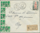 22169 Algerien: 1926/1962, Interesting Group With 7 Covers, Comprising Registered Mail , Censored Mail, 30 - Algérie (1962-...)