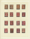 22211 Tasmanien: 1855/1865 (ca.), Sepcialised Used Collection Of 93 Stamps Of The Chalon Heads Imperf./per - Lettres & Documents