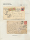 22224 Australien: 1922/1951, 13 Items Incoming Mail To Australia On Exhibition Leaves With "Tax"-cancellat - Autres & Non Classés