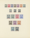 22250 Barbados: 1852-1925, Collection Mint And Used On 5 Album Leaves Including SG 5, 5a, 7, 11, 12, 17-19 - Barbades (1966-...)