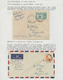 Delcampe - 22323 Britische Salomoninseln: 1945/67, Covers KGVI (22) And QEII (15) Inc. Airmail, Registration And A Ve - Iles Salomon (...-1978)