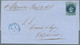 22377 Chile: 1858/1876, Five Letters Including One Front Franked With Imperforated 5 And 10 C. And Prefora - Cile
