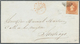 22377 Chile: 1858/1876, Five Letters Including One Front Franked With Imperforated 5 And 10 C. And Prefora - Cile