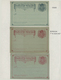 22378 Chile - Ganzsachen: 1872/1911, Collection With Ca.60 Different Mint Postal Stationeries, Comprising - Chili