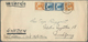 Delcampe - 22398 China: 1920s/30s, Covers (7) Used Foreign Inc. One Internal To Peiping. Unification 10 C. Pair, Othe - Autres & Non Classés