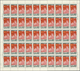 22438 China - Volksrepublik: 1949/53, Full Sheets, Unused No Gum As Issued, Of Issues: 1950 On EC $50/$10, - Autres & Non Classés