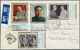 22443 China - Volksrepublik: 1954/77, Covers (17), Used Ppc (10) Mostly To West Germany, Inc. Many With Co - Autres & Non Classés