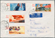 22453 China - Volksrepublik: 1965/87, Covers (14), Used Ppc (2) To West Germany, Inc. Several With Complet - Autres & Non Classés