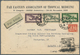 22580 Französisch-Indochina: 1937/38, Correspondence Of Airmails (6) Hanoi - Batavia Via Bangkok, Each At - Lettres & Documents