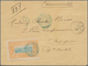 22597 Französische Somaliküste: 1897/1903, Lot Of Ten Entires Bearing Frankings "Djibouti Views" Incl. Ove - Usati