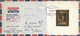 22611 Fudschaira / Fujeira: 1970, Three Registered Air Mail Letters With Gold Stamps From The Fujeira Post - Fujeira