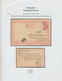 Delcampe - 22662 Holyland: 1900-1914, "TURKISH POST OFFICES IN HOLY LAND" Collection On 86 Exhibition Leaves Includin - Palestine