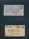 22690 Indien: 1854-1947: Collection Of About 140 Covers, Postcards And Postal Stationery Items, With Three - Autres & Non Classés
