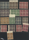 22792 Irak: 1918/1960 (ca.), Mint Assortment Incl. Officials, Several Units, 1st Issue 14 Values And Offic - Iraq