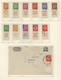 22851 Israel: 1948-73, Collection Used In Borek Album Starting First Issues With TAB, Different Papers Whi - Autres & Non Classés