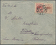 22926 Japanische Post In Korea: 1919/38, Covers (5) And Uprated Stationery (1) All Used To Foreign, German - Franchise Militaire
