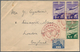 Delcampe - 22926 Japanische Post In Korea: 1919/38, Covers (5) And Uprated Stationery (1) All Used To Foreign, German - Franchise Militaire