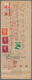 22927 Japanische Post In Korea: 1933/44, Used In Korea Foreign Covers (4 Inc. One Ppc), Inland Registered - Franchise Militaire