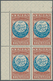 22997 Jemen: 1930/1931, U/m Assortment Of Ten Different Marginal Blocks Of Four From The Corner Of The She - Yémen