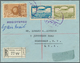 23031 Jemen: 1953/1958, Lot Of 21 Covers Mainly To Destinations Abroad (Lebanon, USA, Jordan) Incl. Regist - Yémen