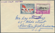 Delcampe - 23031 Jemen: 1953/1958, Lot Of 21 Covers Mainly To Destinations Abroad (Lebanon, USA, Jordan) Incl. Regist - Yémen