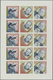 23176 Jemen - Königreich: 1967/1970, U/m Collection Of More Than 80 Mini Sheets Incl. Rarely Seen Pieces! - Yémen