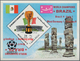 23254 Jemen - Königreich: 1970, Winners Of The Football World Championship Mexico Imperf. Miniature Sheets - Yémen
