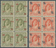 23296 Jordanien: 1948-52, Collection Of Overprinted Issues Showing Varieties And Errors On Pairs And Block - Jordanie