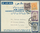23298 Jordanien: 1950/71, Lot Airletters: Franked Forms (4), Stationery Used/mint (6/4, Different). Total - Jordanie