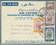 23298 Jordanien: 1950/71, Lot Airletters: Franked Forms (4), Stationery Used/mint (6/4, Different). Total - Jordanie