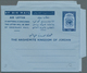 Delcampe - 23298 Jordanien: 1950/71, Lot Airletters: Franked Forms (4), Stationery Used/mint (6/4, Different). Total - Jordanie