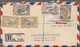 23322 Kamerun - Britisches Treuhandgebiet Westkamerun: 1951/1957, 18 Mostly Registered Airmails Franked Wi - Cameroun (1960-...)
