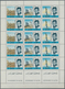 23329 Katar / Qatar: 1964/1966, U/m Assortment Of Units/sheets, Incl. Thematics "Boy Scouts" And "Kennedy" - Qatar