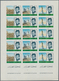 23329 Katar / Qatar: 1964/1966, U/m Assortment Of Units/sheets, Incl. Thematics "Boy Scouts" And "Kennedy" - Qatar